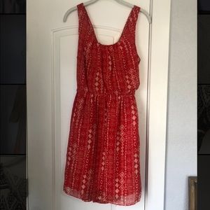 Sundress with cutouts